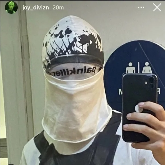 Joy Divizn PlayBoi Carti Opium Graphic Face Mask Balaclava Ken Carson Painkiller
